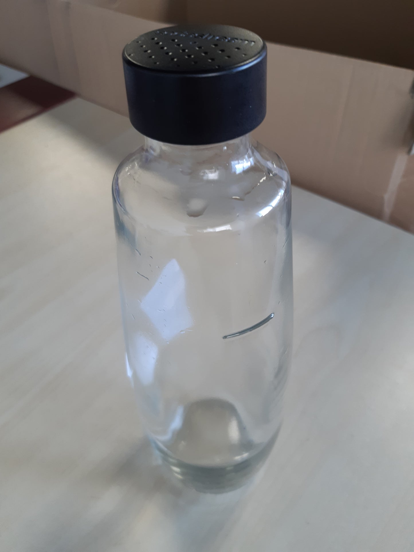 247953 - SODASTREAM Karafë qelqi për pajisje DUO për ujë të gazuar dhe sodë, e sigurt për lavastovilje, Transparent