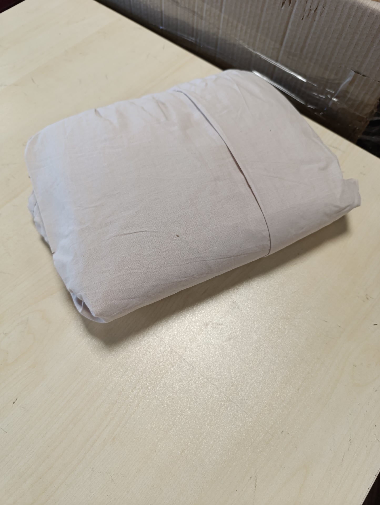 213753 - JOTEX Çarçaf i montuar për krevat fëmijësh 45 cm, ngjyrë bezhë me cilësi organike 140 x 200 cm