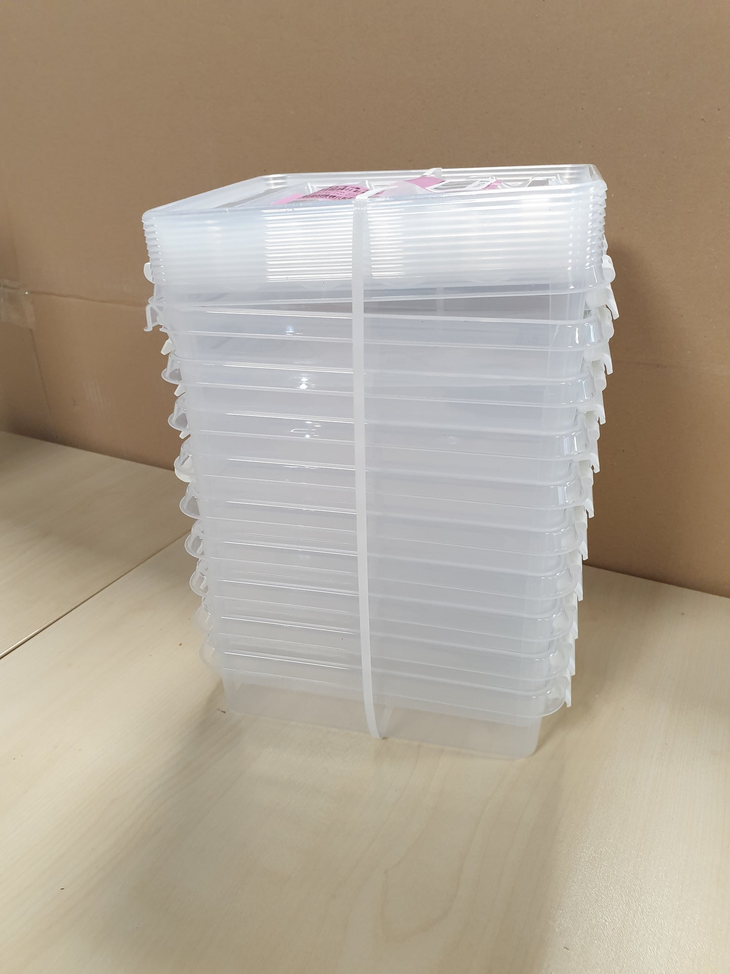 261388 - SMARTSTORE 10x Kuti Plastike Ruajtjeje Klasike 1L me Kapak (21x17x6cm), e palosshme, për ushqime, Garanci 10-vjeçare