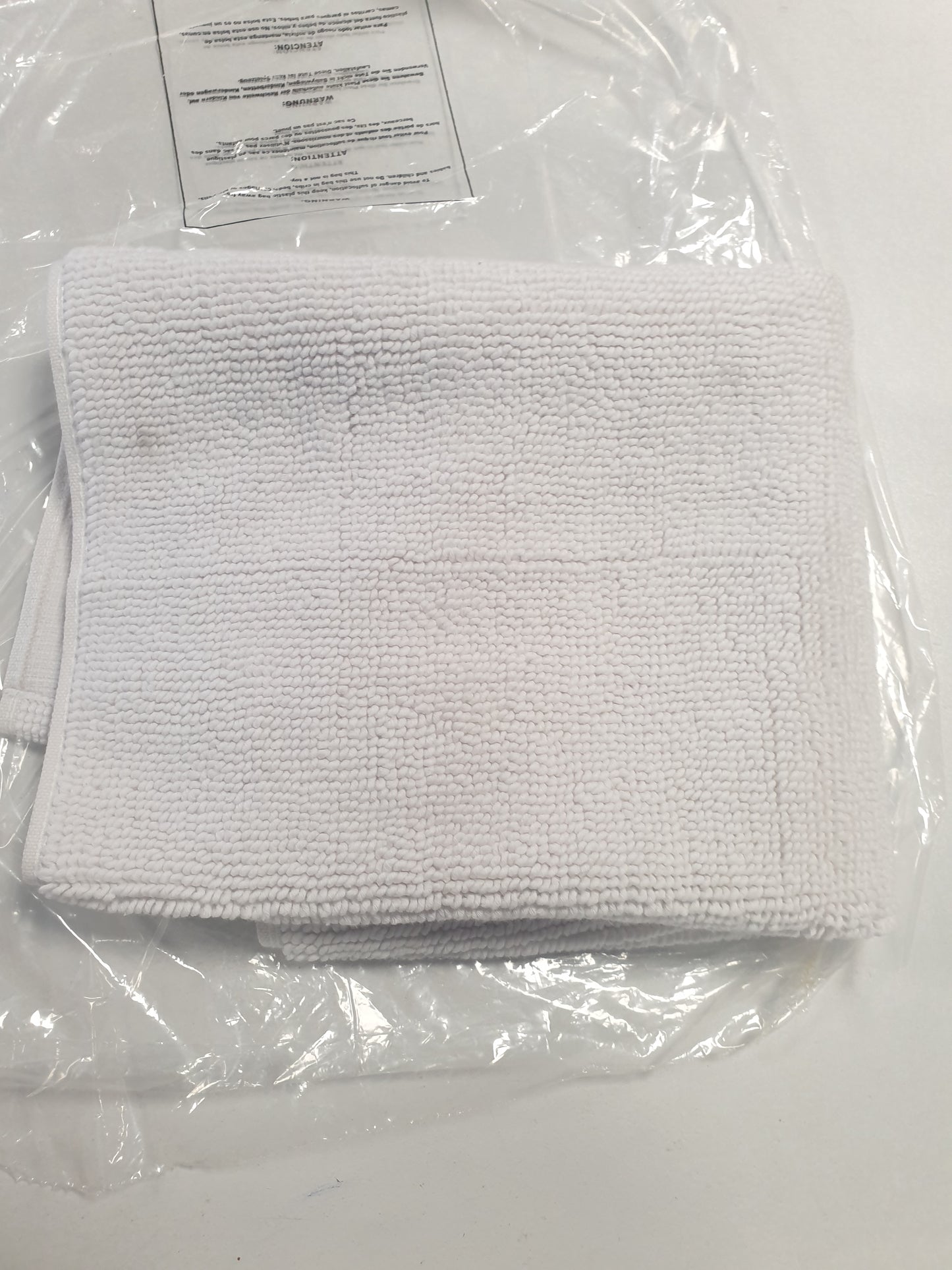 215914 - HAMMETEX Dysheme banjoje 100% pambuk që nuk rrëshqet, 51x86 cm, thithëse, tharje e shpejtë, e larëshme, e bardhë