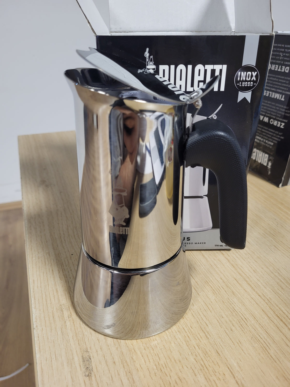 222117 - BIALETTI VENUS Makinë Kafeje me Induksion, Çelik Inox, 4 Filxhanë (170 ml)