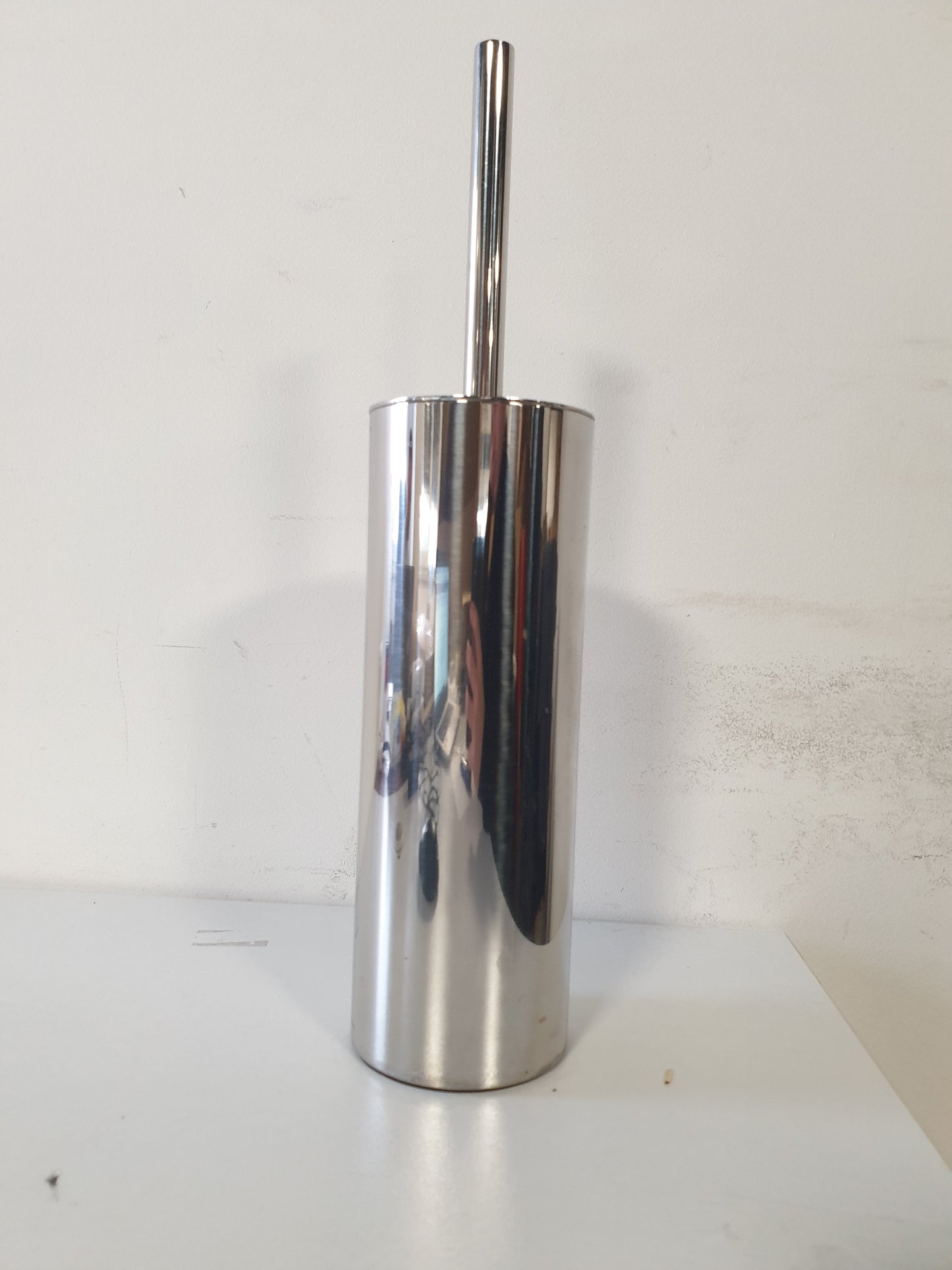 191104 - BLOMUS - MENOTO - Set i Pavarur për Tualet prej Çeliku Inox Të Lëmuar, Shërbëtor Tualeti i Pavarur, Dizajn Kursyes Hapësire, Aksesor Banjo (Madhësi: 64.5 x 15 x 20 cm, Material: Çelik Inox, Model: 68688)