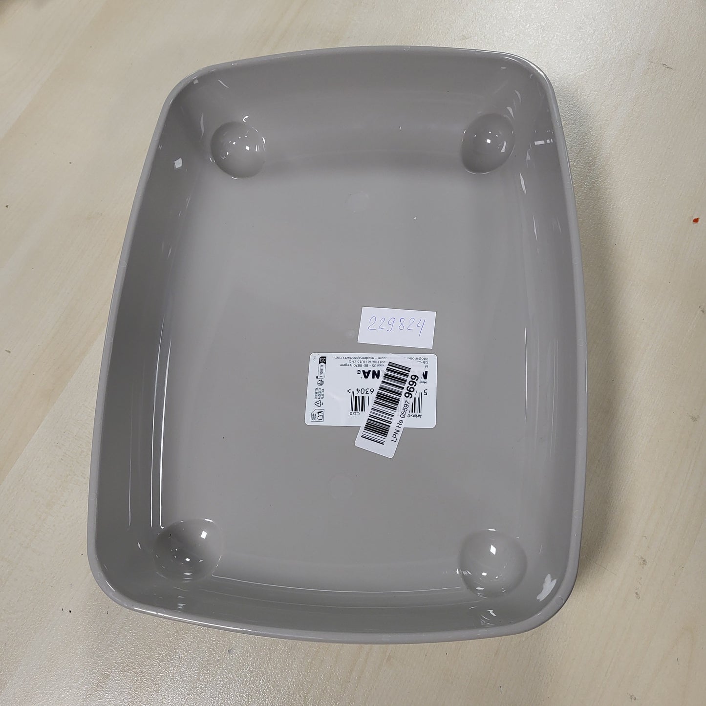 229824 - MODERNA Kuti për mbeturina për mace - gri e ngrohtë, 37 cm