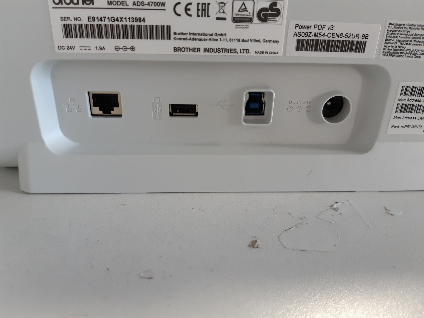 266003 - BROTHER ADS-4700W, Skaner Profesional Dokumentesh, USB, LAN, WLAN, Skanim Dupleks, Ekran me Prekje