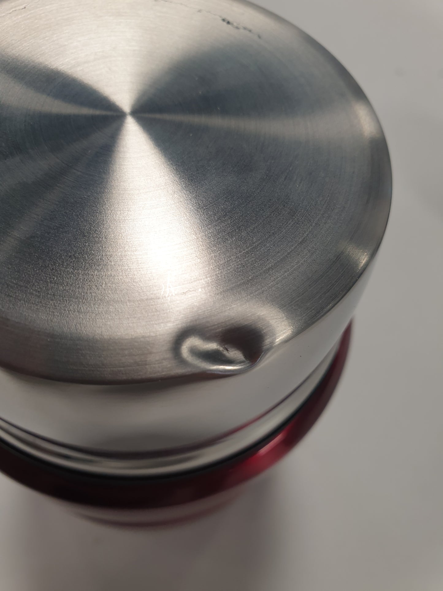 222969 - KING Termos Inox, Shishe Ushqimi, Kapacitet 470ml, Çelik inox i qëndrueshëm me ngjyrë të kuqe klasike