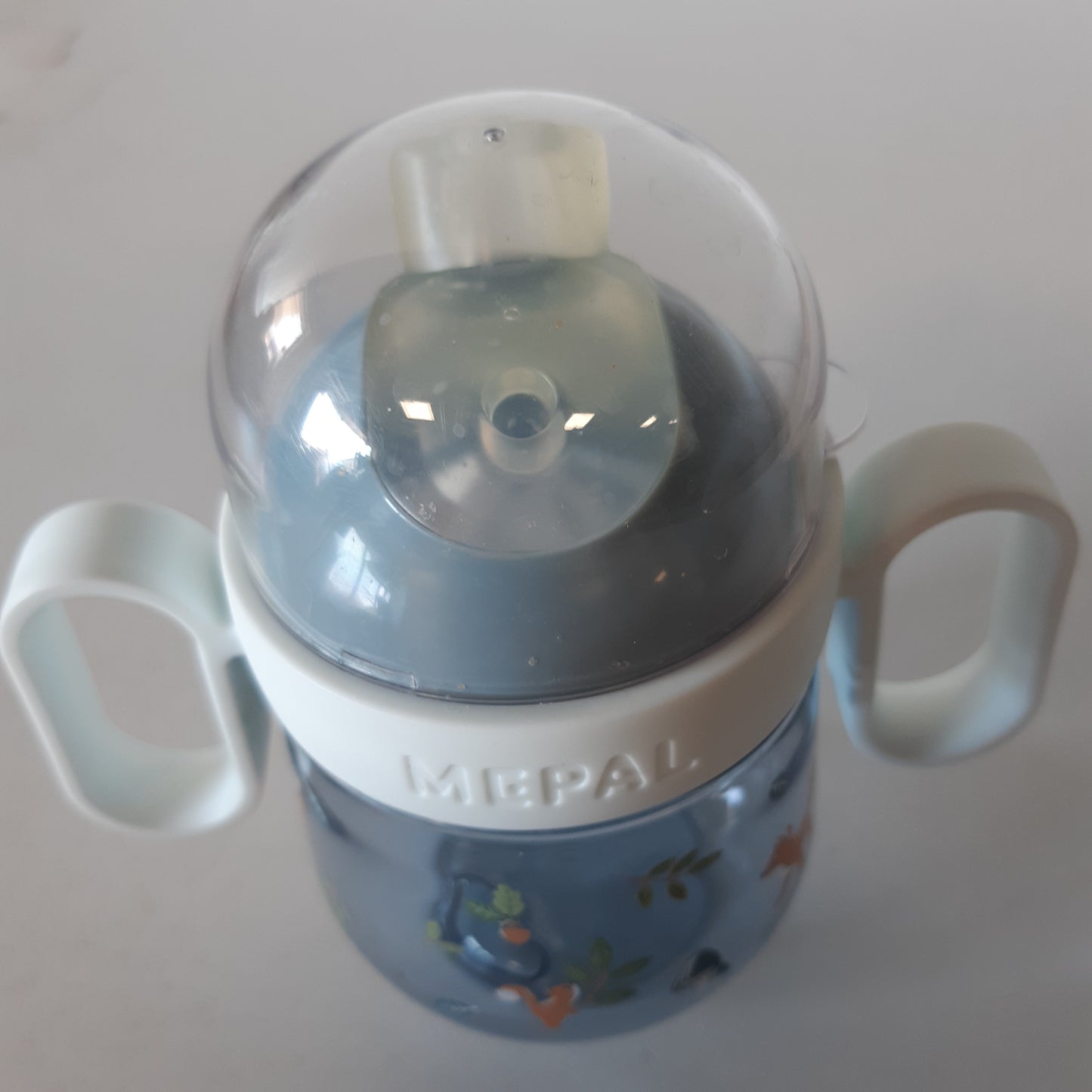 257755 - MEPAL Gotë Stërvitjeje Kundër Pikave Mio Little Dutch, 200 ml, Kundër Rrjedhjeve, Kapak transparent, Doreza të lehta, Forest Friends