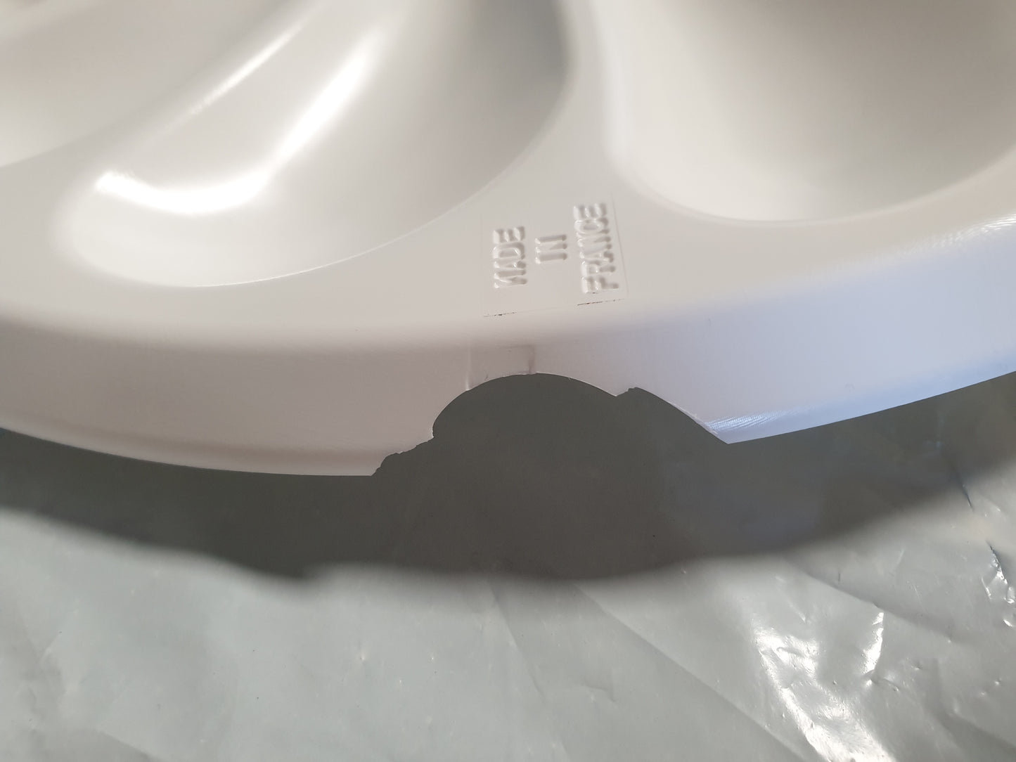 214339 - Pjata për goca deti, plastike, për 12 goca deti, diametër 31 cm, 2 copë