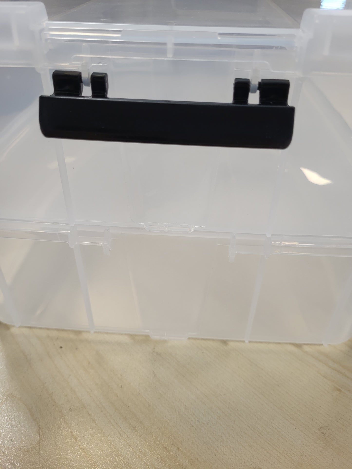 214628 - CREAHAUS Kuti plastike ruajtjeje me 2 shtresa me kapakë, kuti transparente transporti dhe grumbullimi