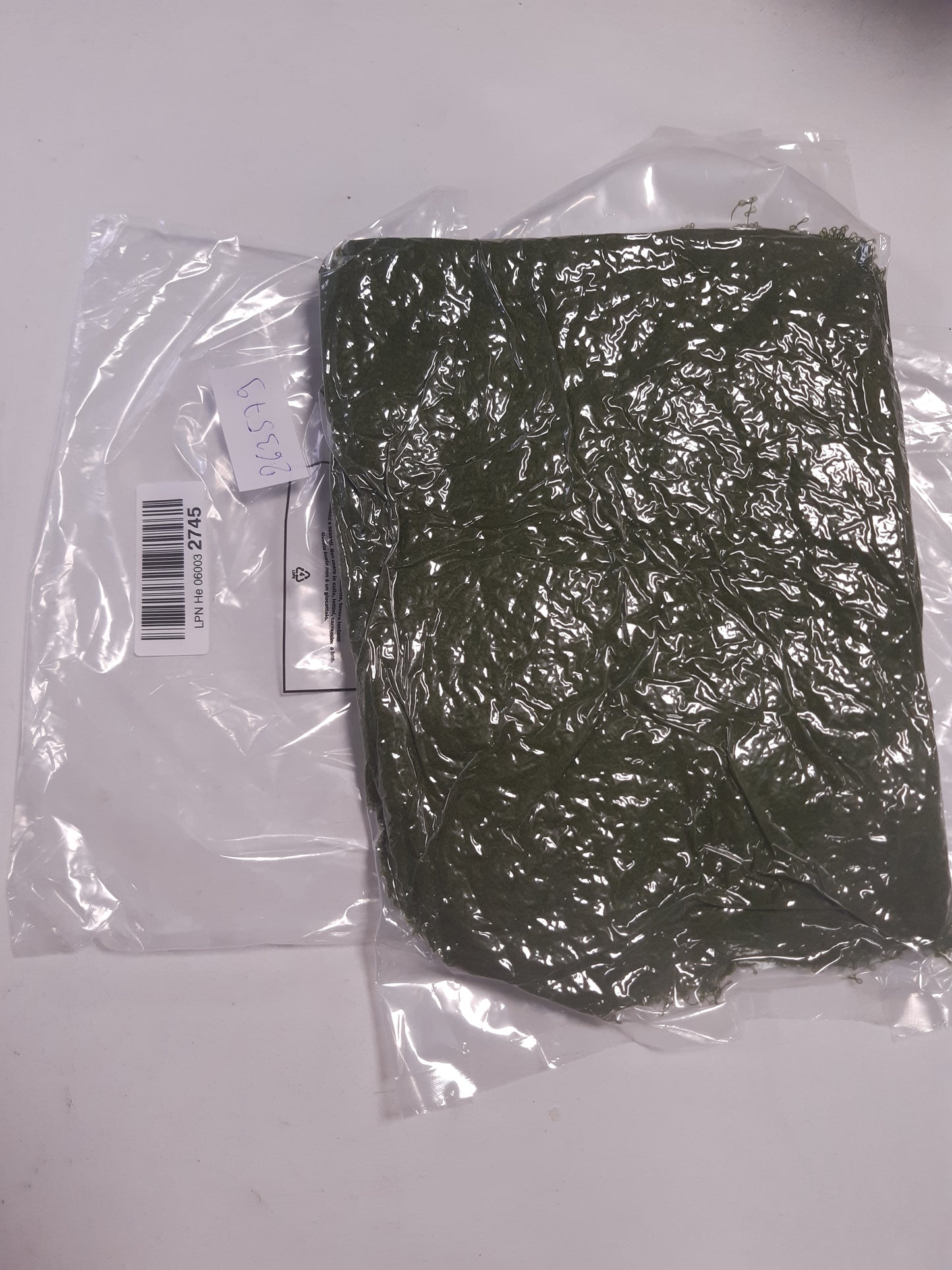 263579 - Hexizexi 200g Myshk Artificial i Gjelbër i Errët për Dekorim, për Punime Artizanale, i përshtatshëm për Mure