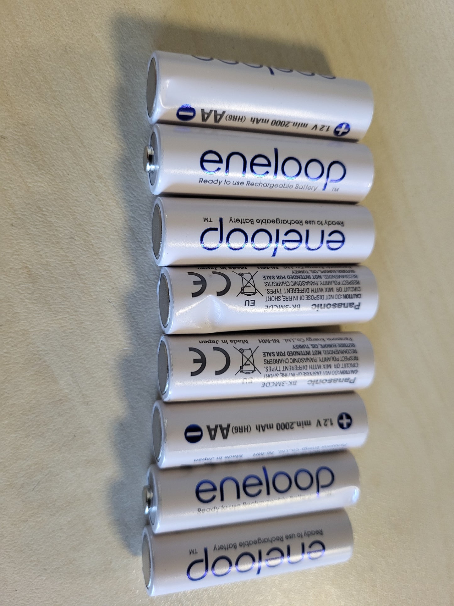 266666 - PANASONIC - Bateri të rikarikueshme Ni-MH AA/Mignon, 8 copë në set, Kapacitet min. 2000 mAh, 2100 cikle karikimi, Paketim pa plastikë
