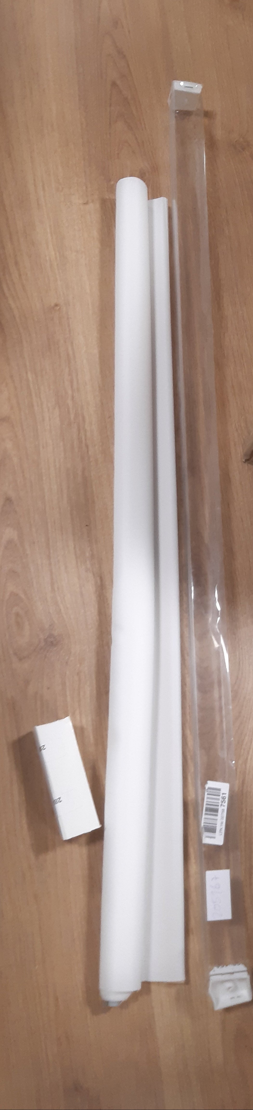 205167 - DECO COMPANY Mini Roll Tone 36259, me Kapëse, Roll për Dritë Dite, Material Opake, Komplet i Përfshira Pjesët e Montimit, Ngjyra E Bardhë, Madhësia 100 x 150 cm