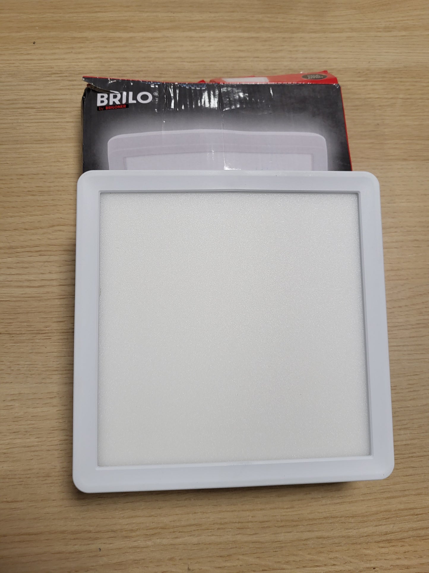 223429 - BRILONER - Llambë LED, dritë tavani, 12 Vat, 1,400 Lumen, 4,000 Kelvin, 19x19cm