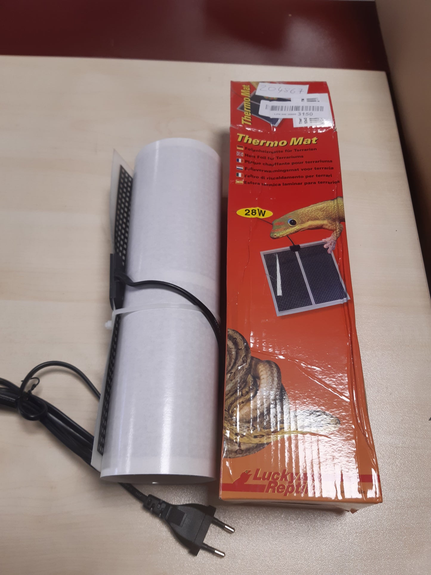 204867 - LUCKY REPTILE Qilim Ngrohës Thermo Mat për Terrariume, Fuqia: 28V