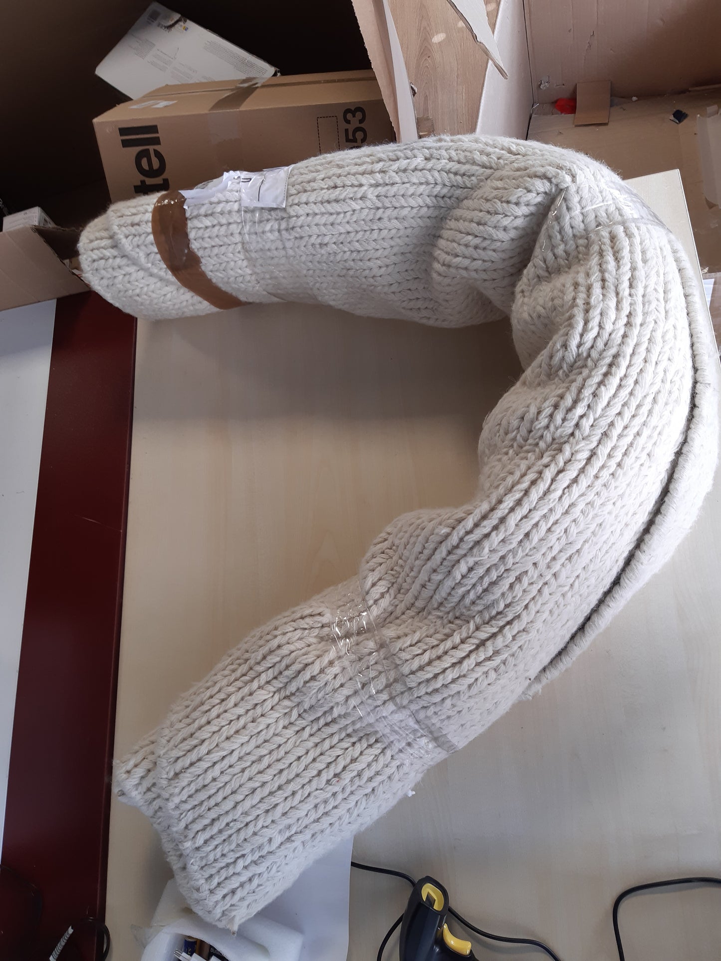 167017 - VILLEROY & BOCH Francois - Qilim Oval Leshi Natyral, për Dhomën e Ndenjes, Dhomën e Gjumit, Dhomën e Ngrënies, Korridorin, Kuzhinën, i Bardhë Natyral, i Punuar me Dorë, 160x230cm