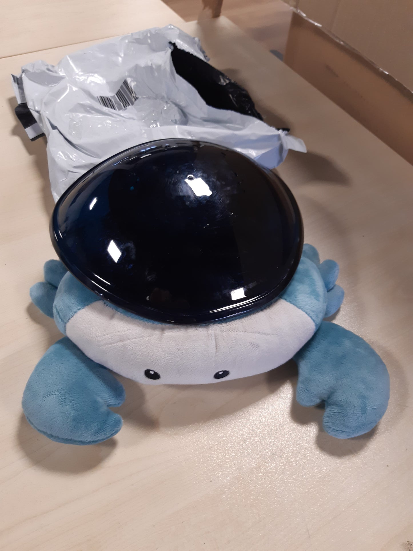 167425 - ZAZU - Cody the Crab, Projektor LED me Dritë Nate: Frymëzues nga Oqeani me Peshq në Lëvizje, Valë dhe 5 Melodi, Program Gjumi 3 Faza, Zbulues Tingulli, Funksionon me Bateri
