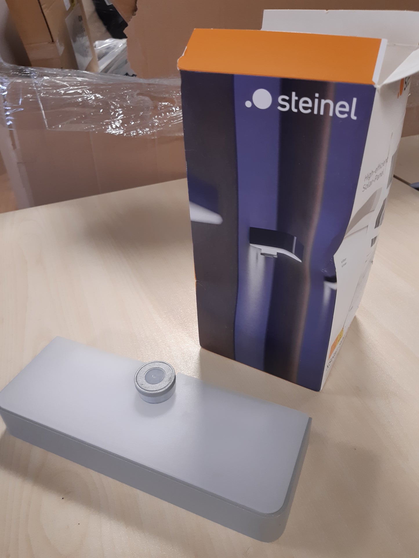 177110 - STEINEL Argjendi Dritë Diellore XSolar SOL-O S, me Detektor Lëvizjeje 360°|6m, Sensor Muzgu, Ndezje e Butë, Dritë Nate