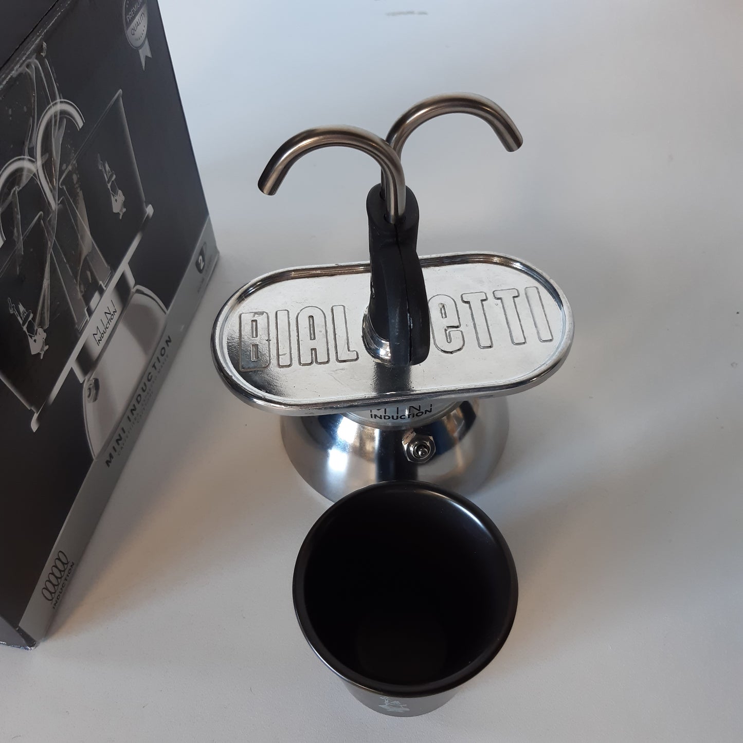 226406 - BIALETTI Makinë kafeje me induksion Mini Express, 2 filxhanë (100 ml), e zezë