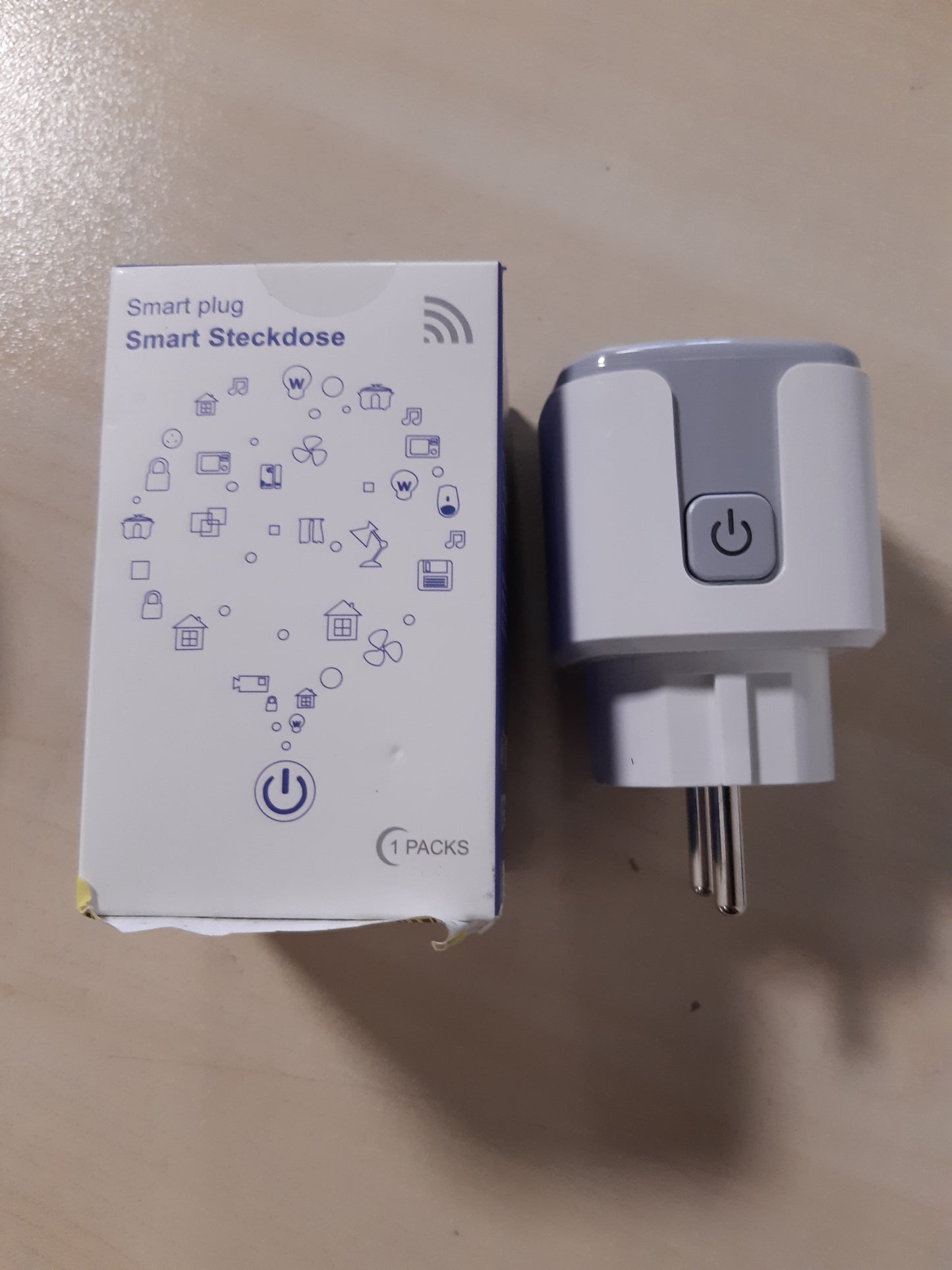 163847 - SURFOU Prizë Inteligjente ZigBee 16A, Pajtueshme me Philips Hue, Alexa dhe Google Home, Prizë Wifi me Monitorim të Energjisë, Kontroll me telekomandë/zë, Qendër e Kërkuar (1 Copë)