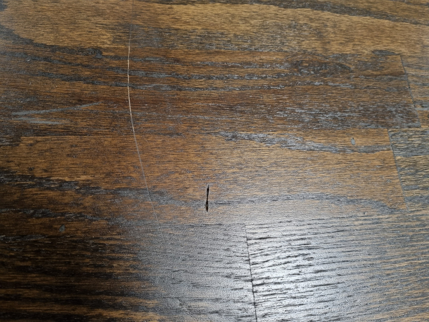 244641 - VIDAXL Sipërfaqe Tavoline Drejtkëndëshe Kafe të Errët 140x50x2,5 cm Dru i Masturbuar Lisi