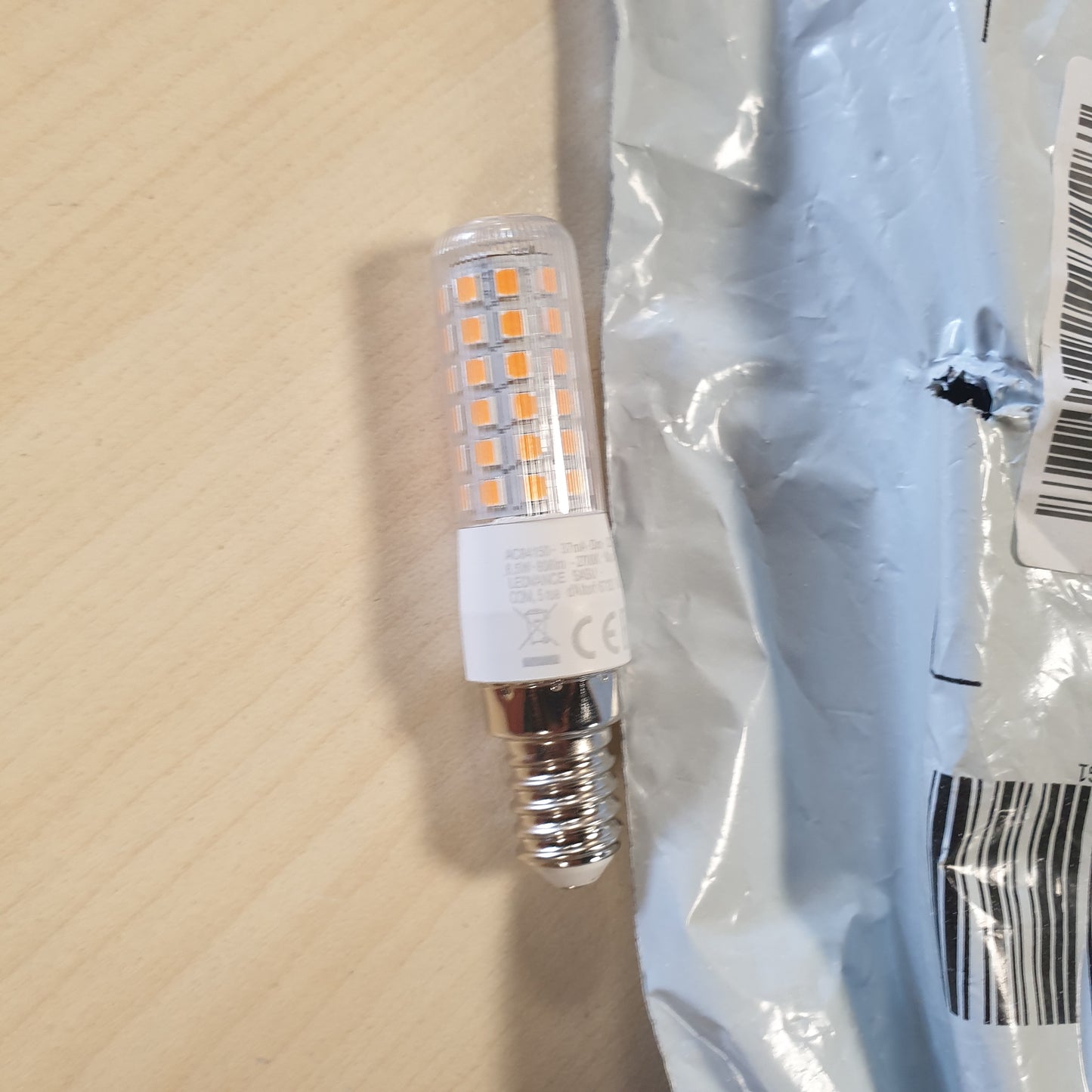206228 - OSRAM Llambë LED Superstar Special T SLIM, me Errësim, Bazë E14, Ngjyrë Bardhë e Ngrohtë (2700K), Zëvendësuese për Llambë Inkandeshente 60W, Pako me 1 Copë