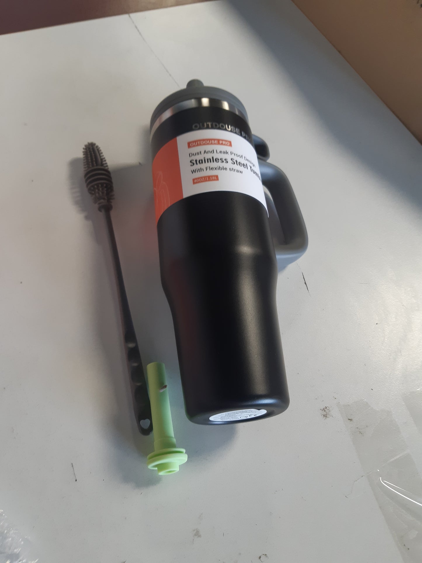 214720 - Filxhan i izoluar me kashtë dhe dorezë, 1200ml, Termos çeliku inox me kapak të papërshkueshëm nga rrjedhjet