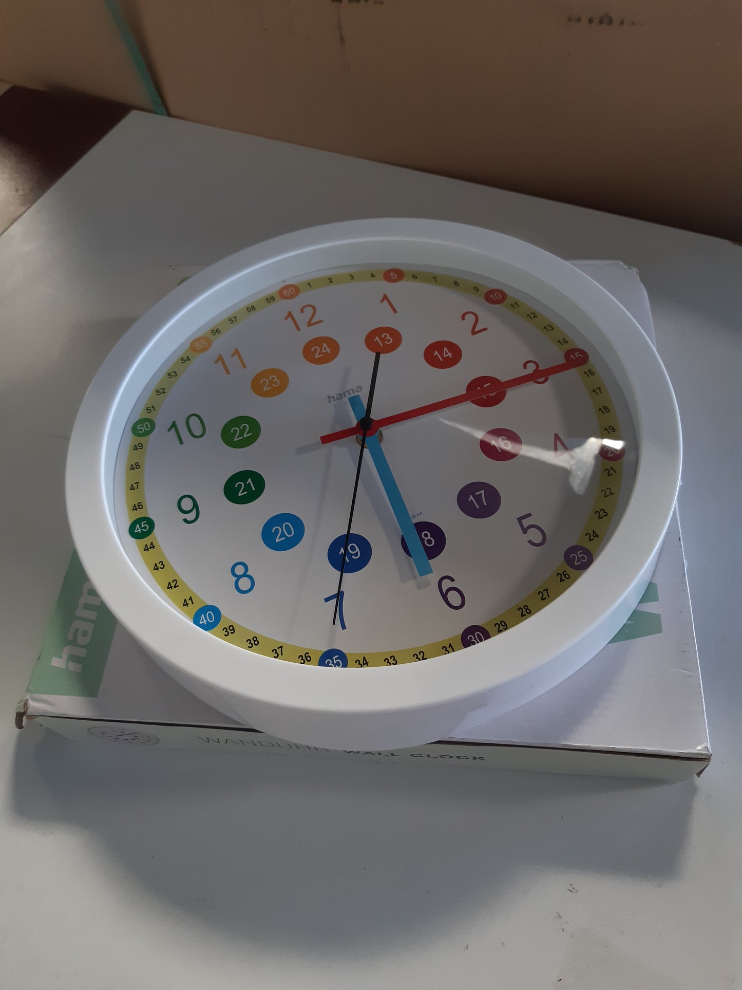236543 - Hama Orë muri për fëmijë, diametër 30 cm, e qetë