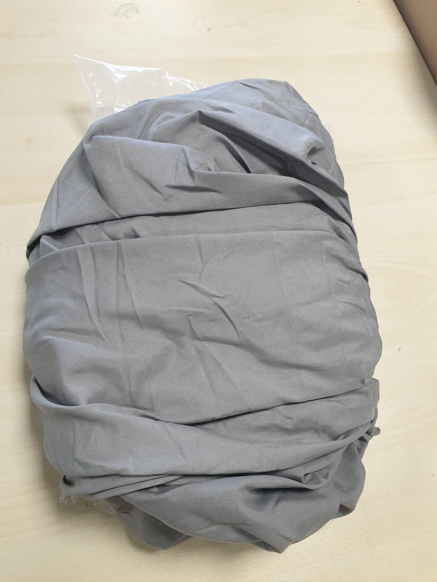 253458 - KONO BEDDING Çarçaf i mbuluar me mikrofibër të lëmuar, 30 cm i thellë, me xhep (gri, 140 x 200 cm)