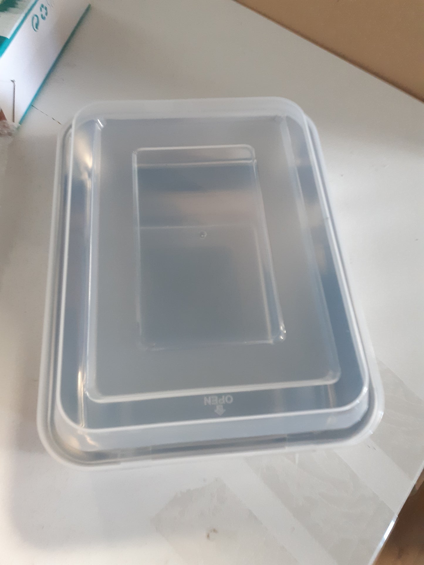 225191 - HEROGO Tavë për tortë e thellë me kapak (23.8x18x5 cm), çelik inox, për torta, brownie, lazanja, e sigurt për lavastovilje
