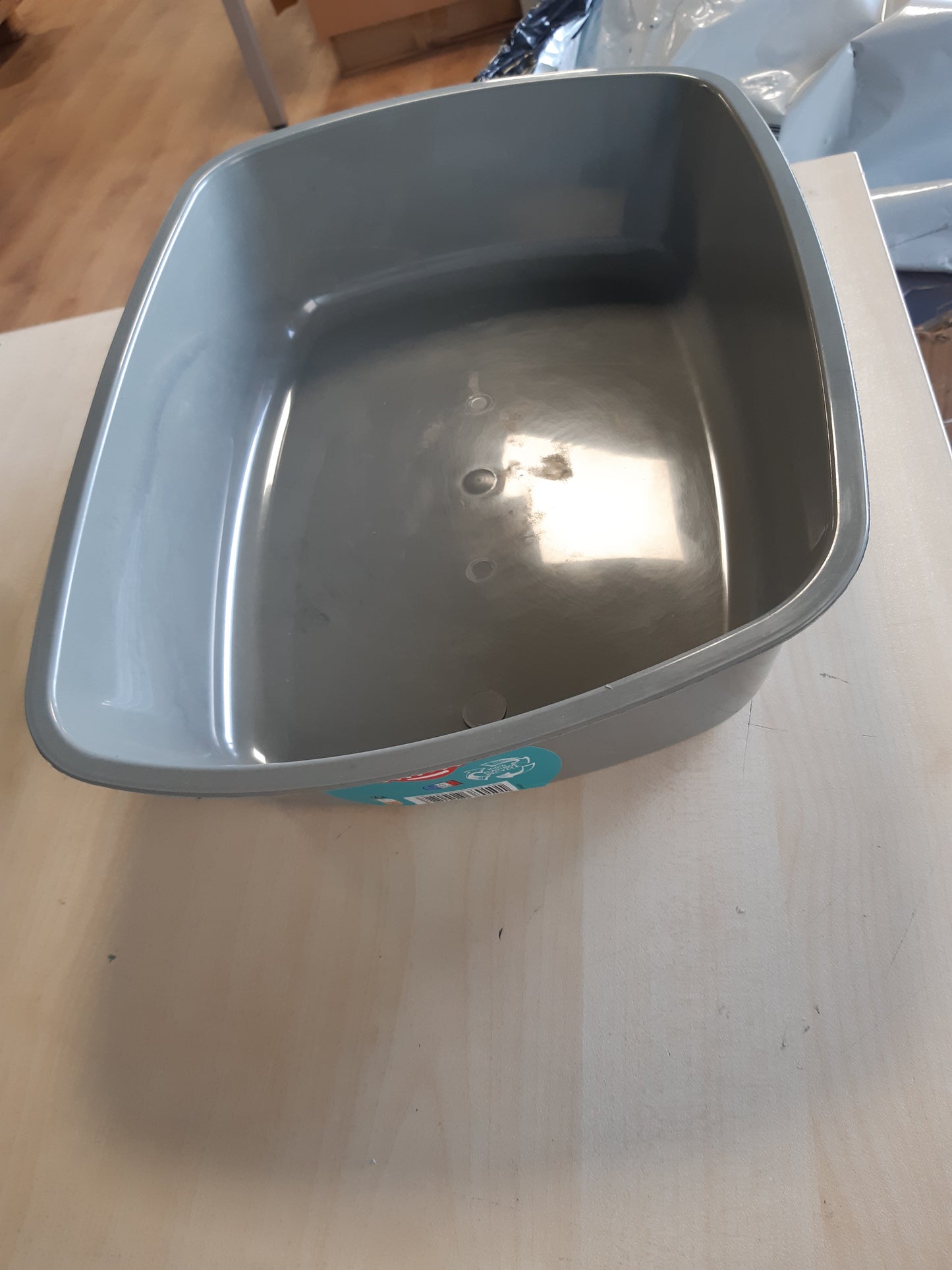 207134 - AIMÉ Kuti Mbeturinash për Mace dhe Kotele, Madhësi 43x31x10cm, Ngjyrë e Rastësishme, Tualet Macesh i Lehtë dhe Praktik me Skaje të Rrumbullakosura