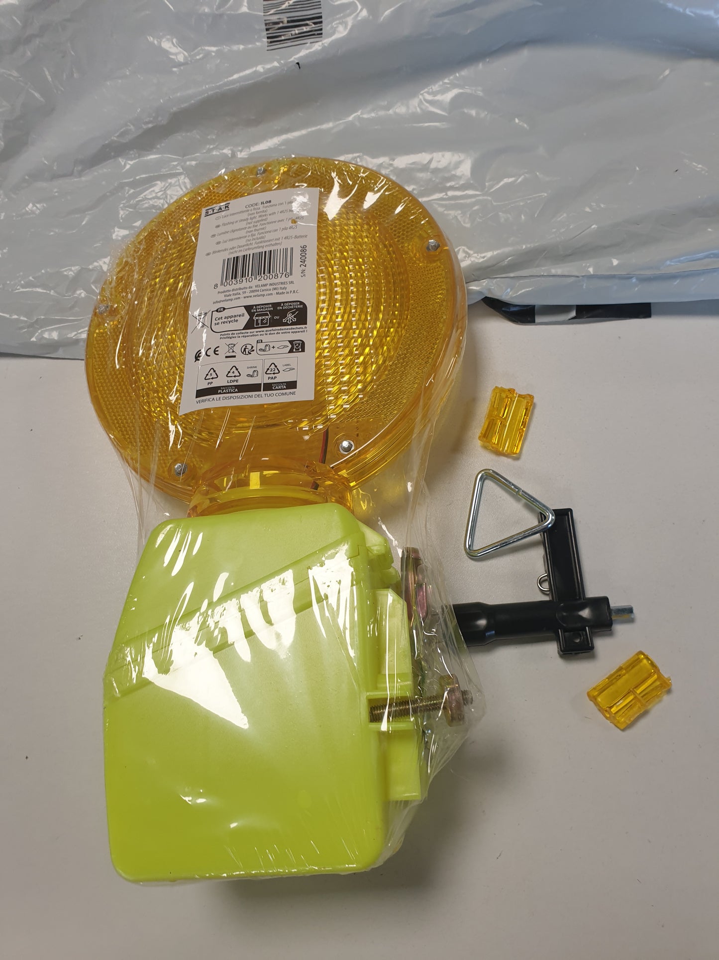 247422 - VeLamp IL08 Dritë me sensor muzgu, LED, e verdhë