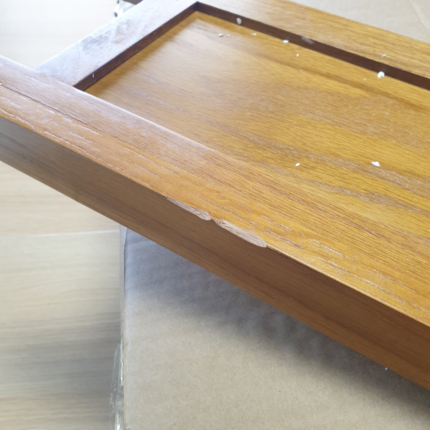 181523 - VIDAXL Raft Librash me 7 Kate, Dimensionet 60x22x200cm, Material Dru Lisi i Fortë, Modeli 331743