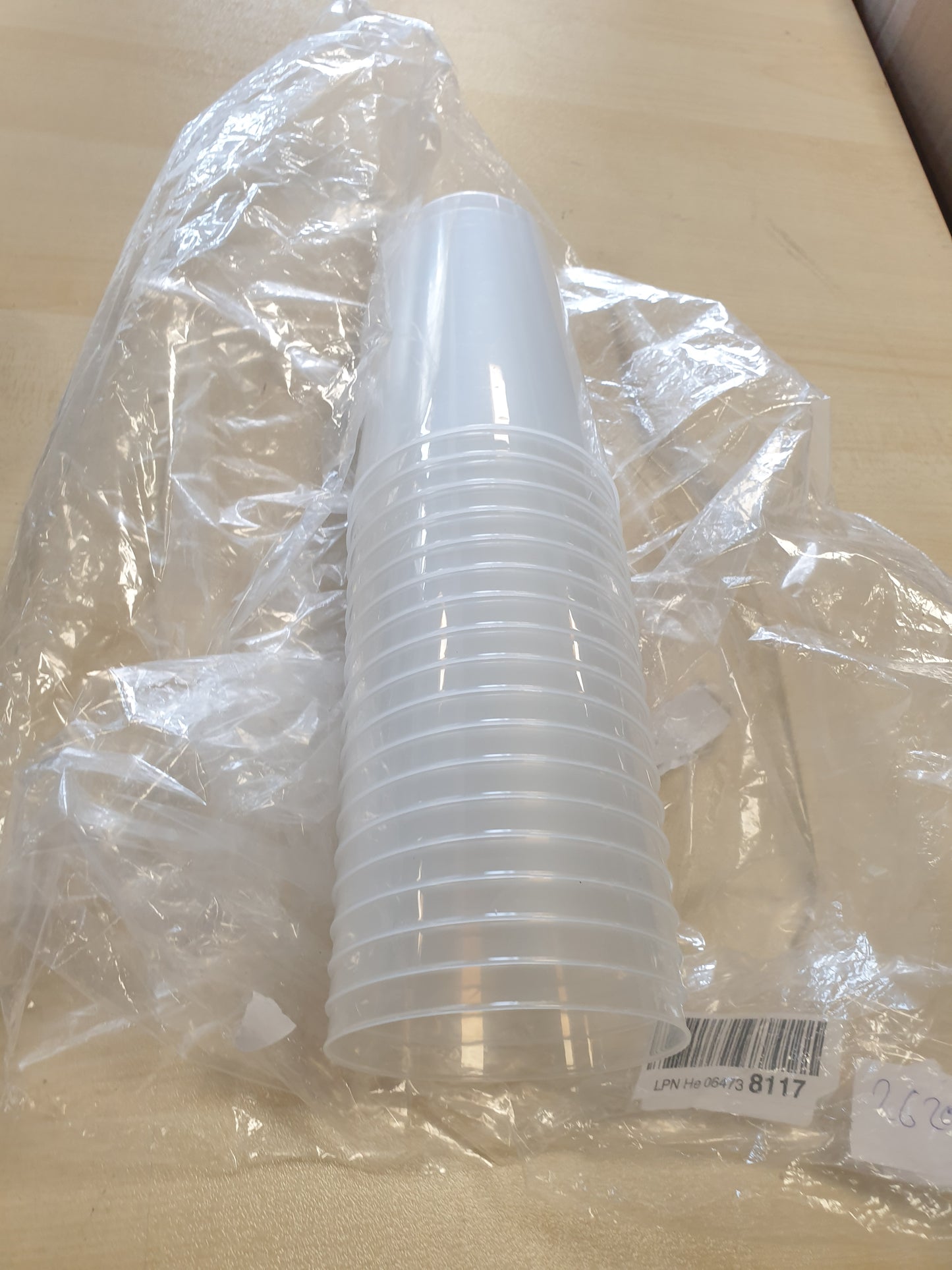 262054 - Silverkitchen 20x Gota për Pije 400ml, gota të ripërdorshme, transparente, plastike PP, të prodhuara në Gjermani