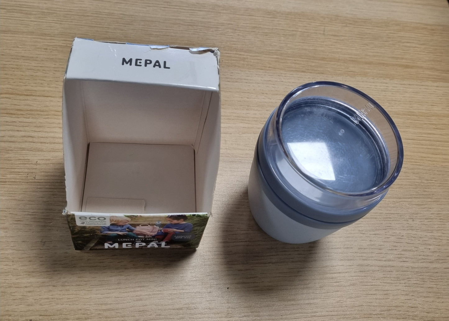 263356 - MEPAL Filxhan Musli për të marrë me vete, 300 ml + 120 ml, i përshtatshëm për ngrirje, mikrovalë dhe lavastovilje, Blu nordike