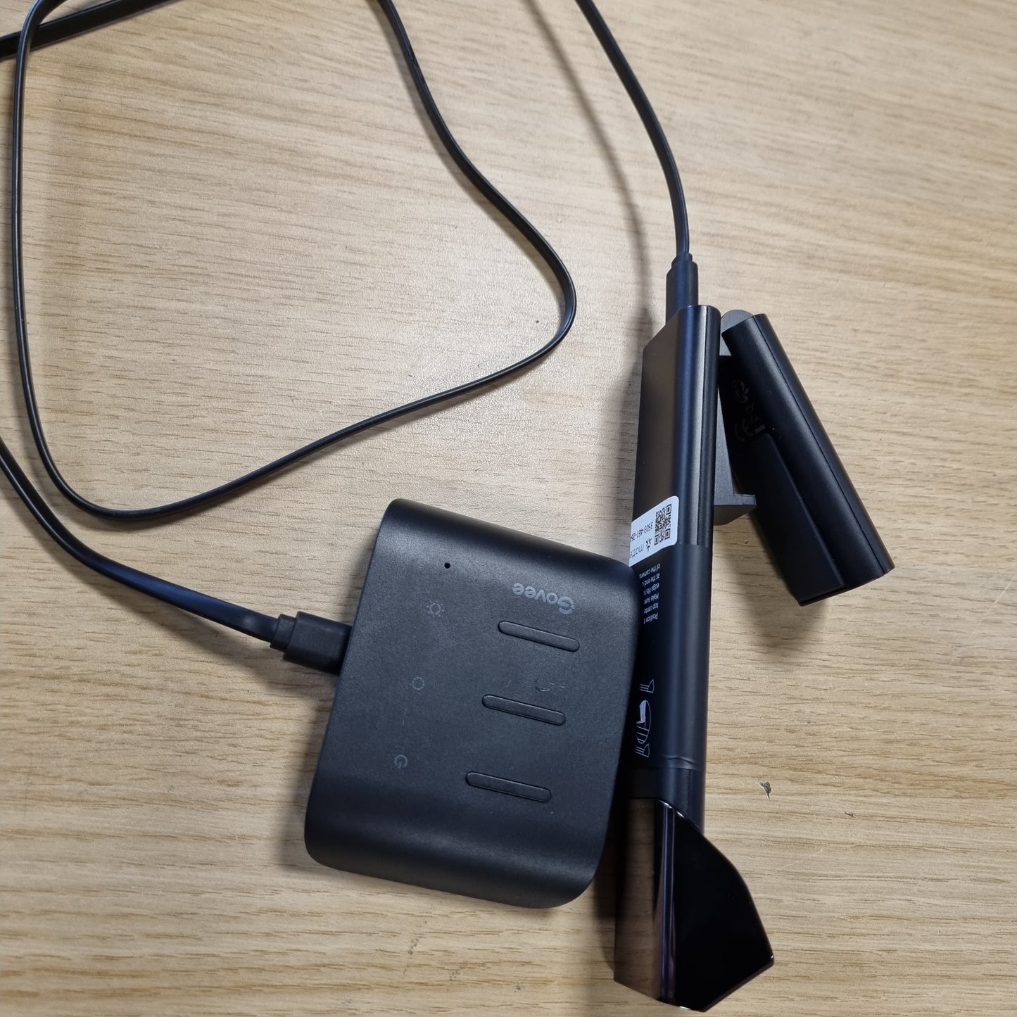 255165 - Ndriçim prapa GOVEETV 3 Lite me korrigjim të syrit të peshkut, sinkronizim për televizorë 40-50 inç, shirit LED 2.4M Ambilight RGBICW WiFi me kamerë, llambë 4-në-1, kontroll me zë dhe aplikacione