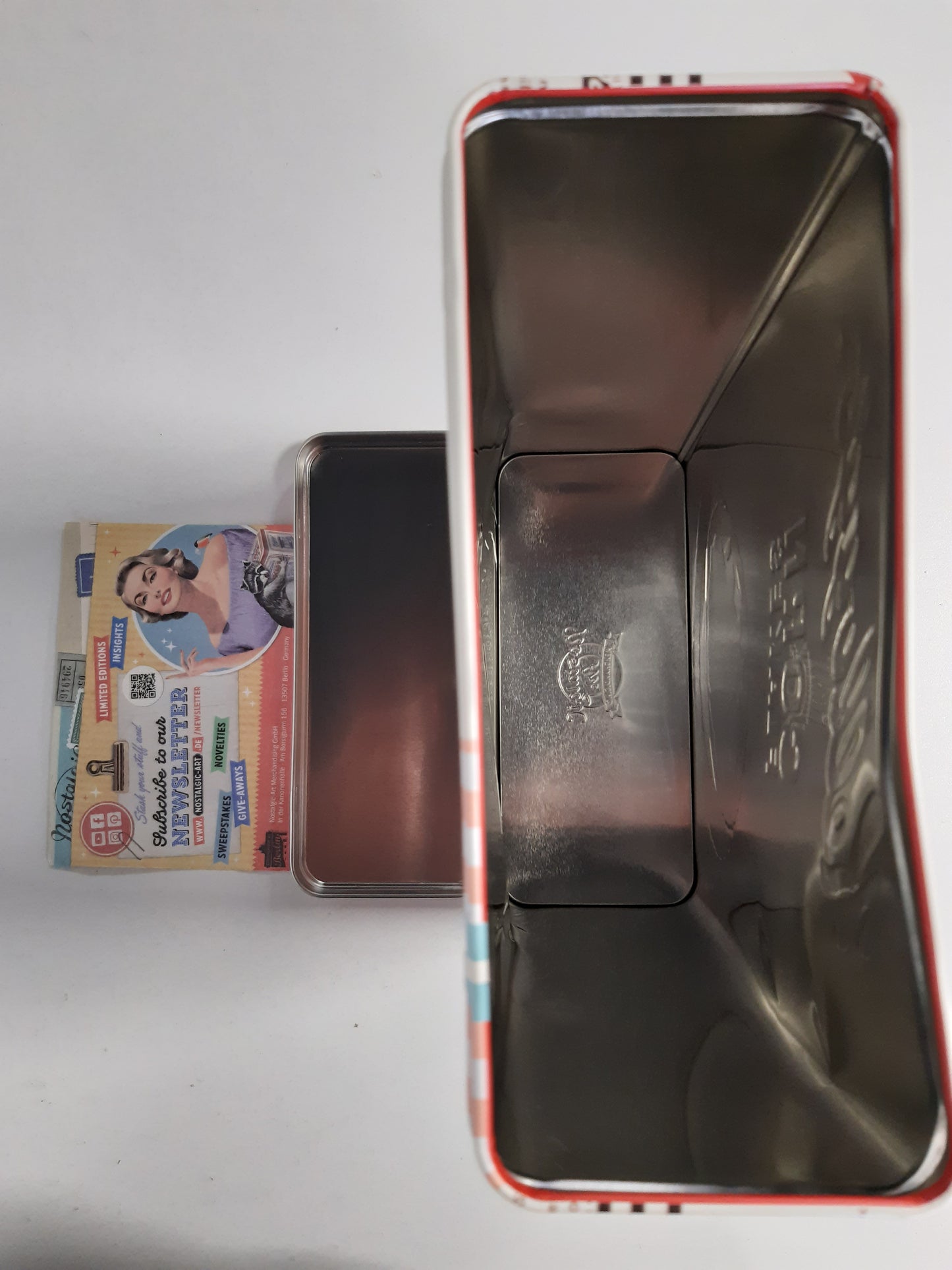 201532 - NOSTALGIC-ART Kuti Retro XL, Dizajn 'Kellogg's - Girl Collage', Enë Metalike për Drithëra, Madhësia 4L, Stil Vintage