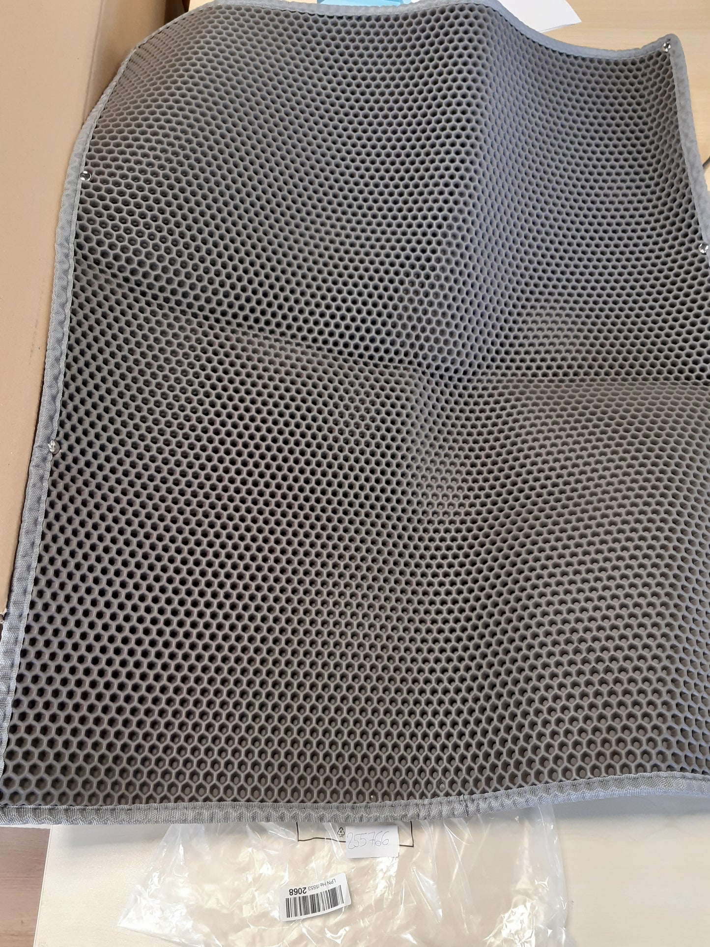 255766 - Garoopion Dysheme për mbeturina mace EVA 90x76cm, me dy shtresa, gri