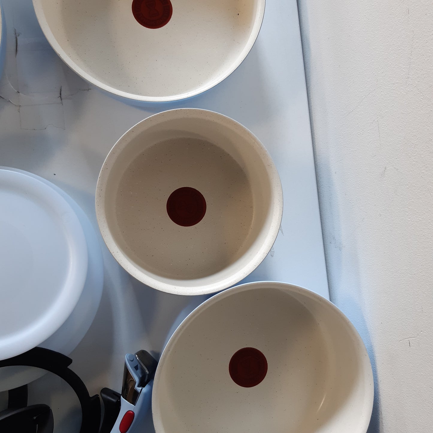 TEFAL Set enësh gatimi Ingenio Serenity, 11 pjesë, set i palosshëm, alumini, shtresë jo ngjitëse Mineralia, dorezë e lëvizshme, i përshtatshëm për induksion, Calm Blue