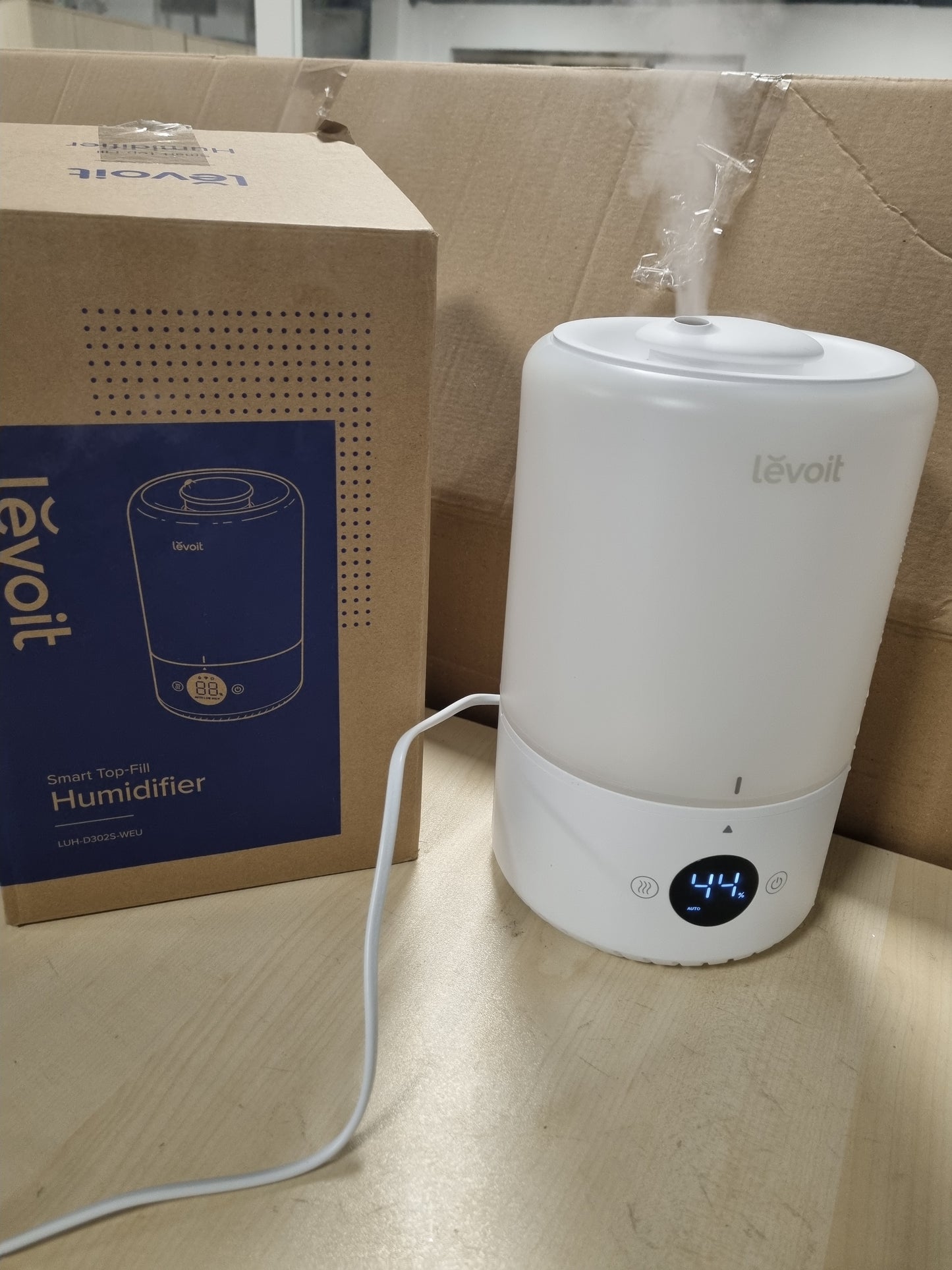 226171 - LEVOIT Lagështues i dyfishtë 200S Smart Top-Fill, 3L, Lagështues ultrasonik me mjegull të ftohtë për foshnje/bimë, 25 orë, ≤28dB, Modalitet automatik i qetë me vajra esencialë, kohëmatës.