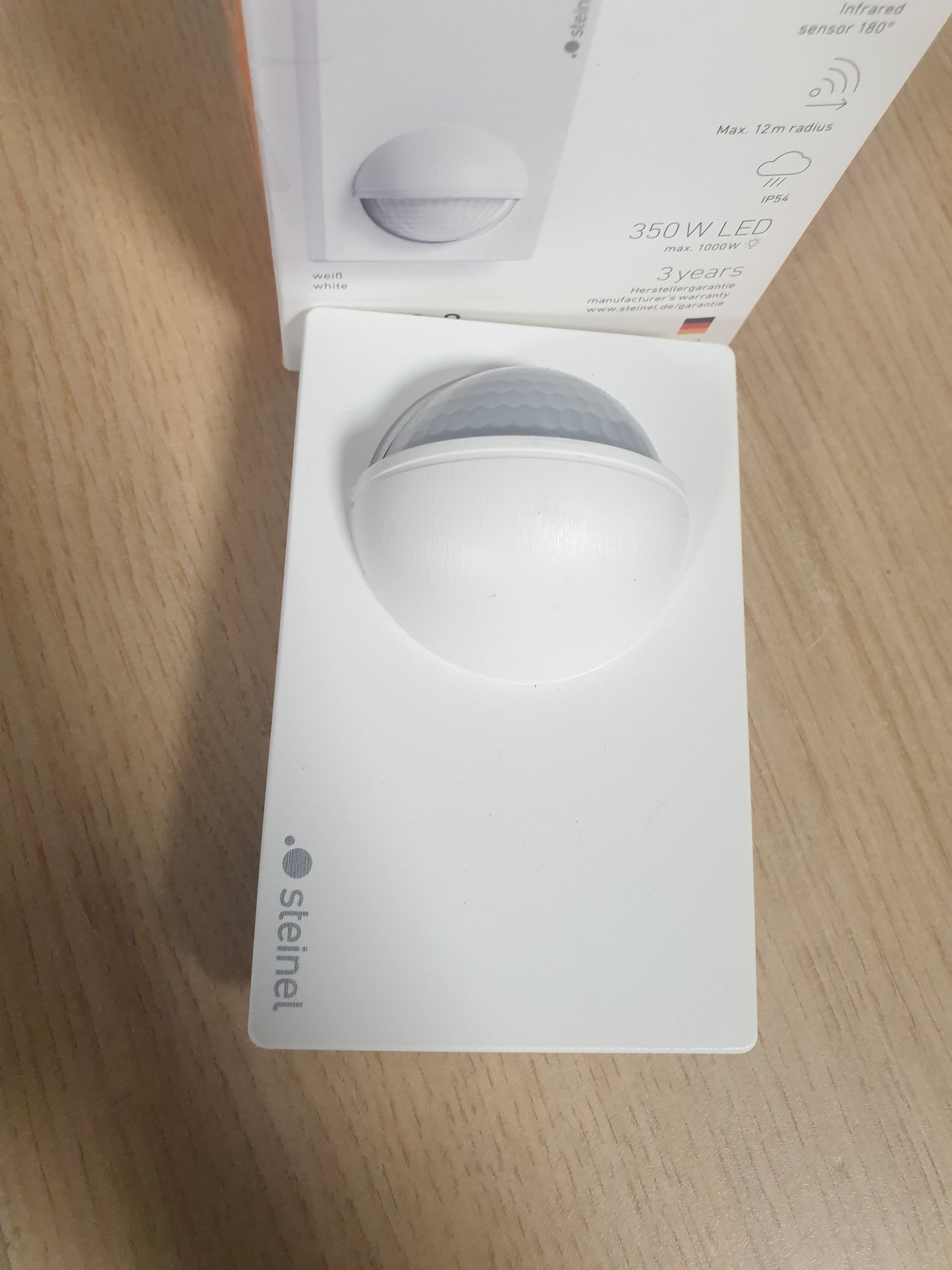 213655 - STEINEL Detektor lëvizjeje IS 180-2, sensor lëvizjeje pasiv infra të kuqe 180°, (Gj x L) 76 mm x 120 mm