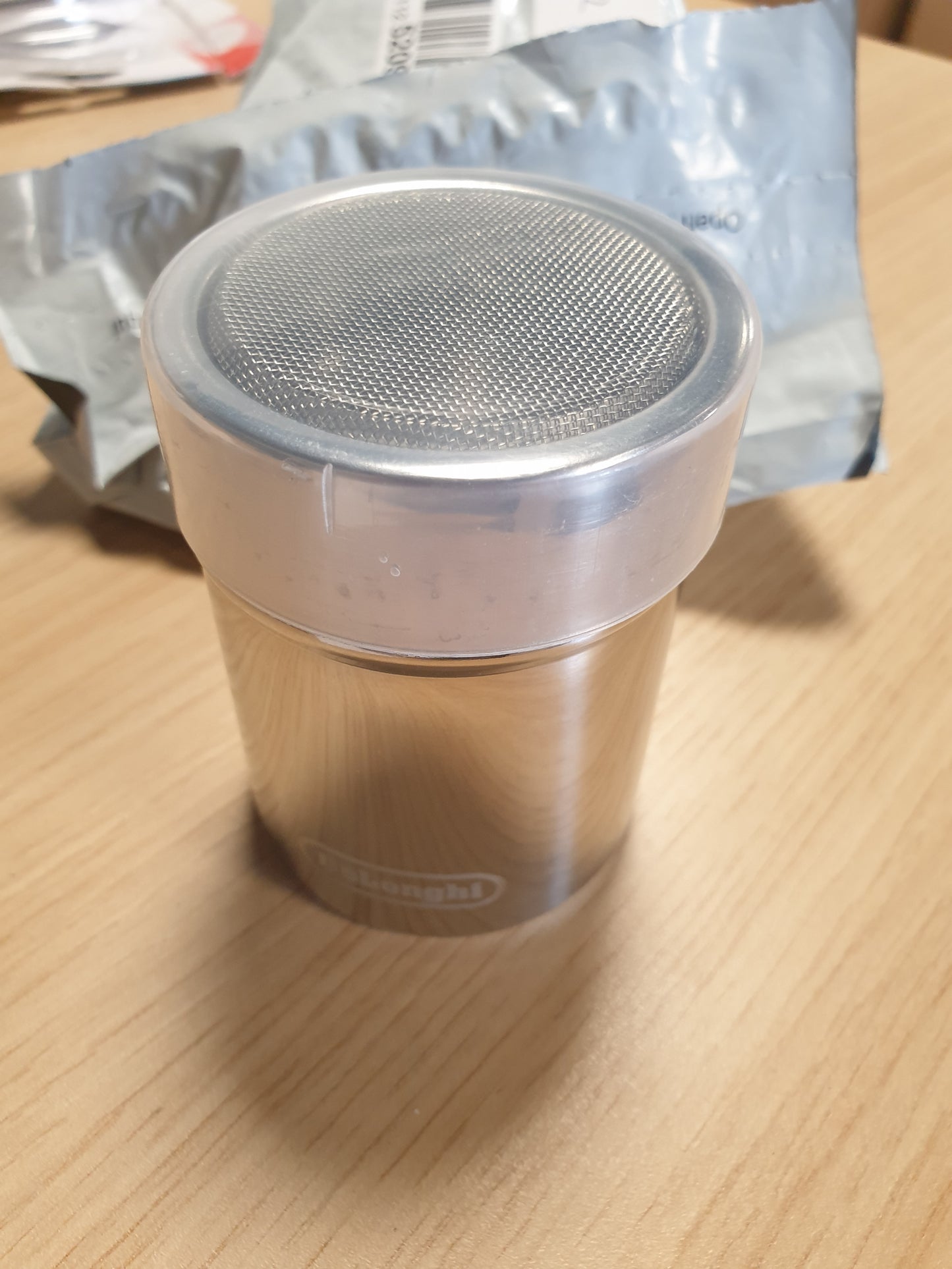 228712 - DE'LONGHI DLSC061 - Përzierës Kakaoje prej çeliku inox, kapacitet 175 ml, ngjyrë argjendi.