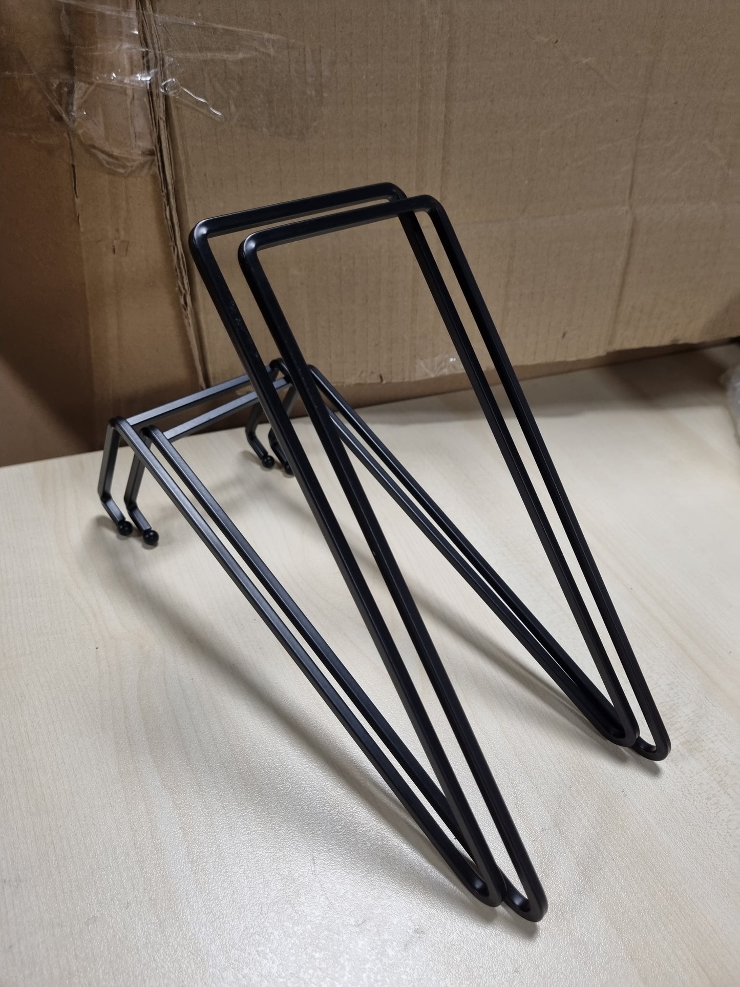 215882 - Stendë Metalike për Pjata - E Zezë - 2 copë - 25 cm