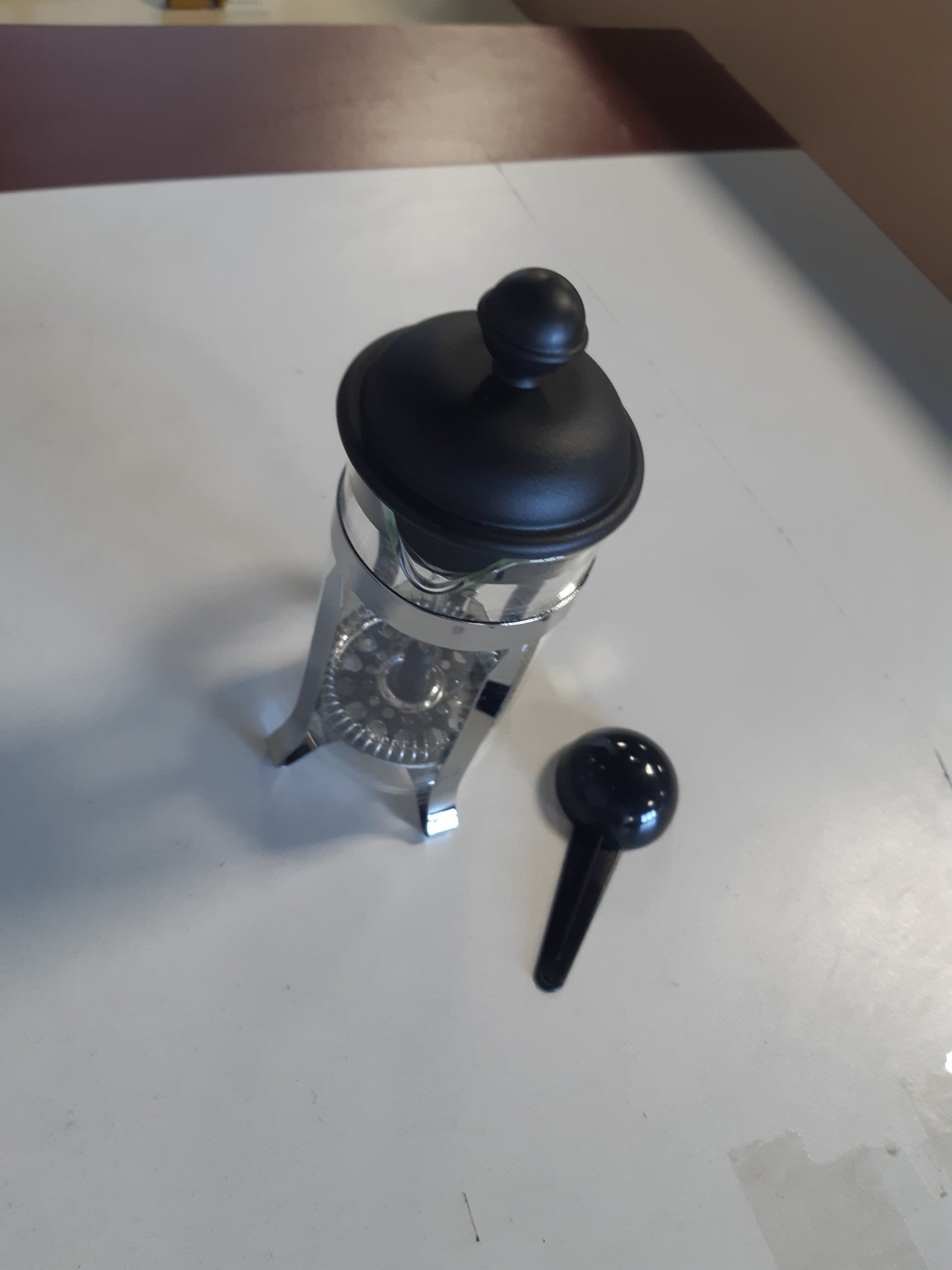 215994 - BODUM Caffettiera, makinë kafeje franceze me 3 filxhanë, e zezë, 0.35 L, 12 oz