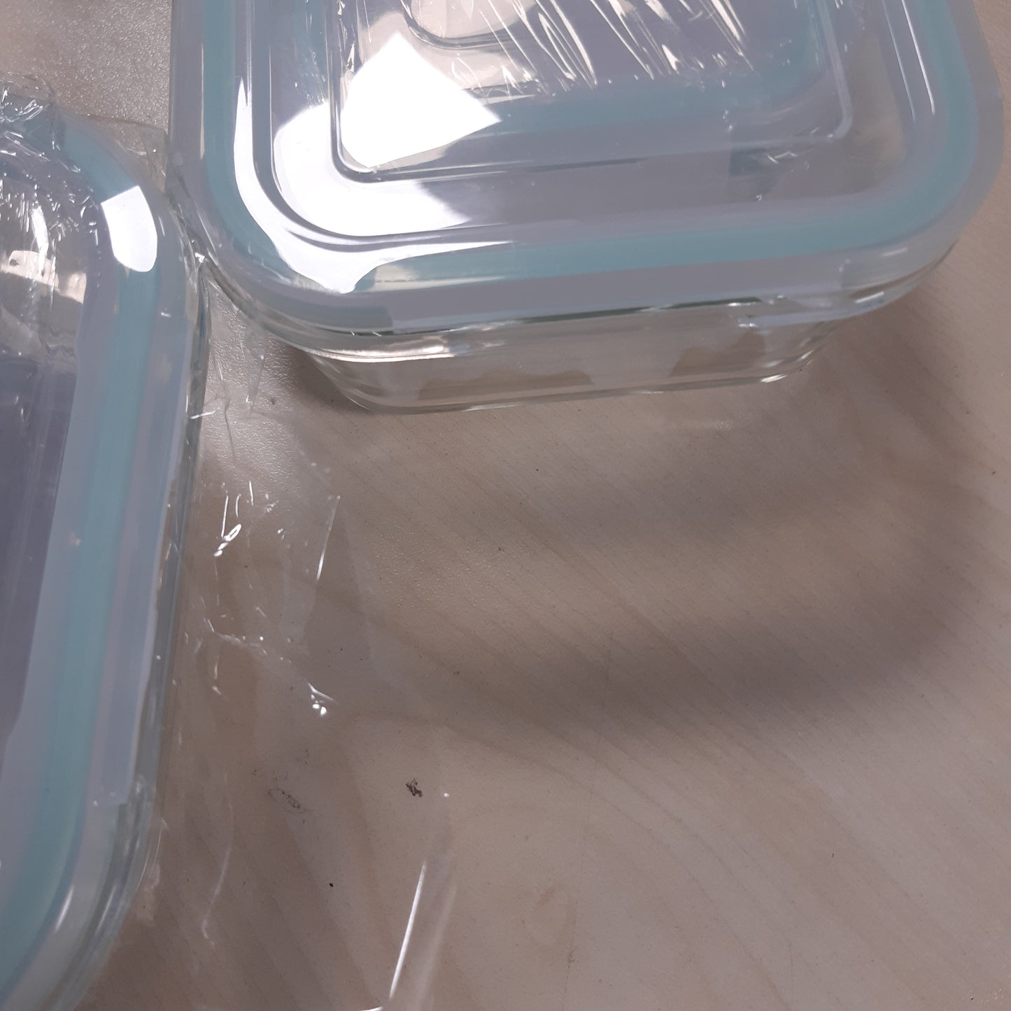 251347 - EDIHOME Enë Qelqi me Kapakë, 14 copë (7 Enë + 7 Kapakë), Enë për Ruajtjen e Ushqimit, Cilësi Premium Transparente, Pa BPA
