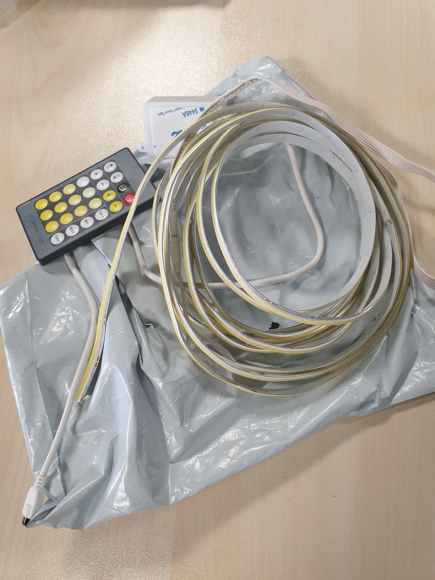 177055 - PAULMANN Shirit LED MaxLED 1000 Full-Line COB, 3m, 25.5W, 1200lm/m 672LED/m, i Bardhë i Akordueshëm, Kapaciteti 50VA