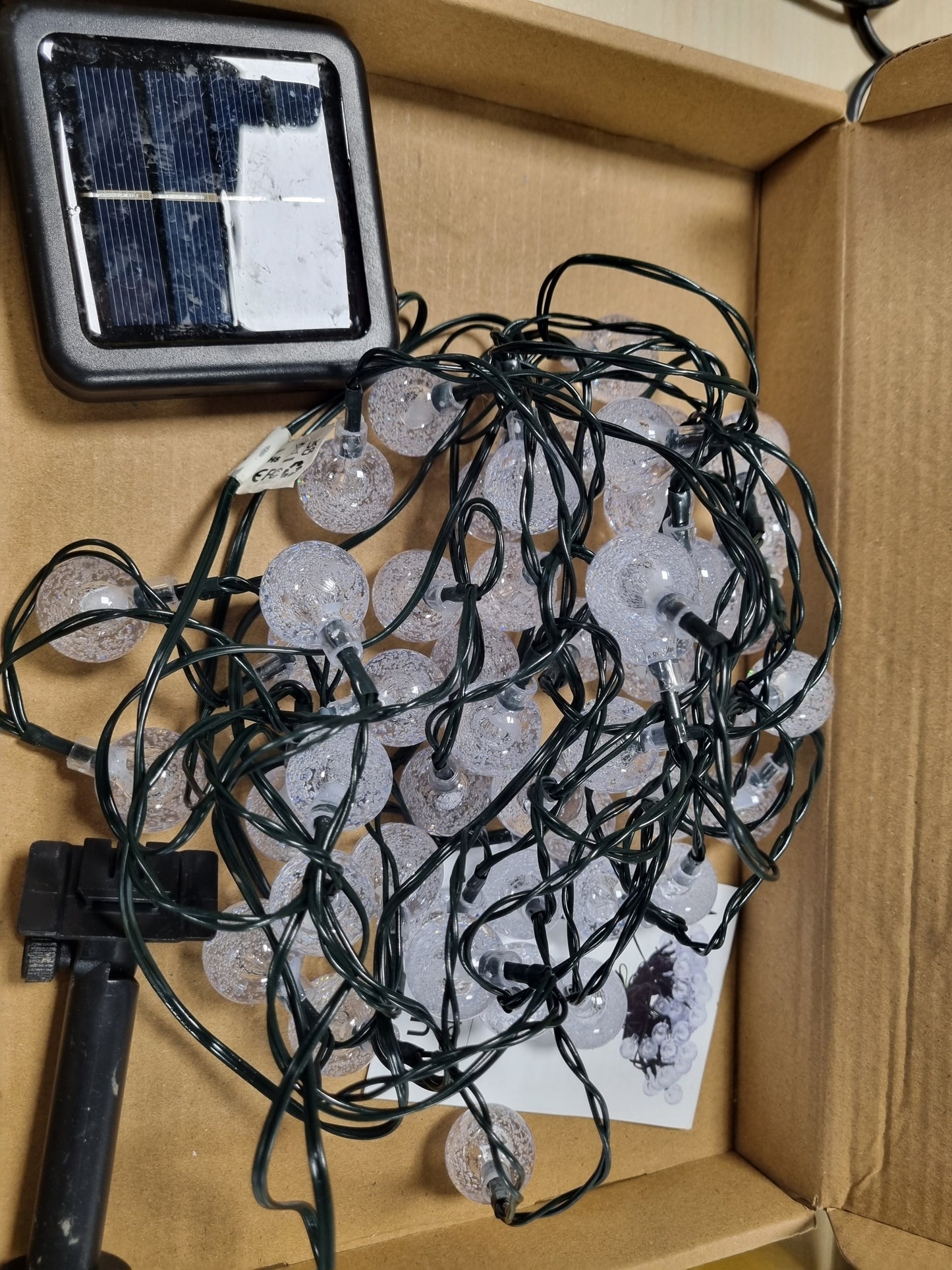 216197 - SONPEN Drita diellore për jashtë, 12M 60 LED, 8 mënyra, e papërshkueshme nga uji