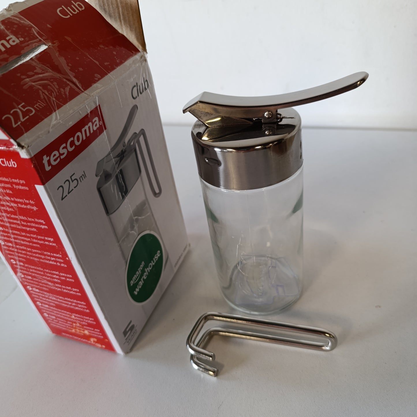 223310 - TESCOMA Enë Qumështi/Enë Kremi 225 ml CLUB, Transparente/Argjendi