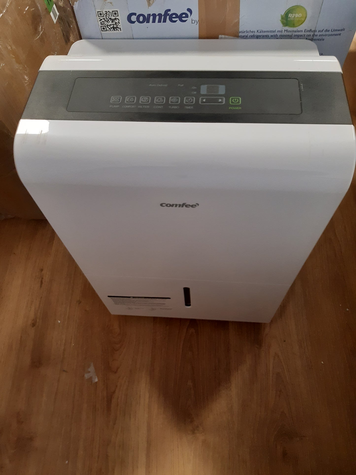 199013 - COMFEE Tharëse Ajri, Kapacitet Tharjeje 50L/24h, Përshtatshme për Dhomë 250m³ (100m²), Modaliteti Inteligjent, Kohëmatës 24h, Rezervuar Uji 6L, Modeli MDDP-50DEN7