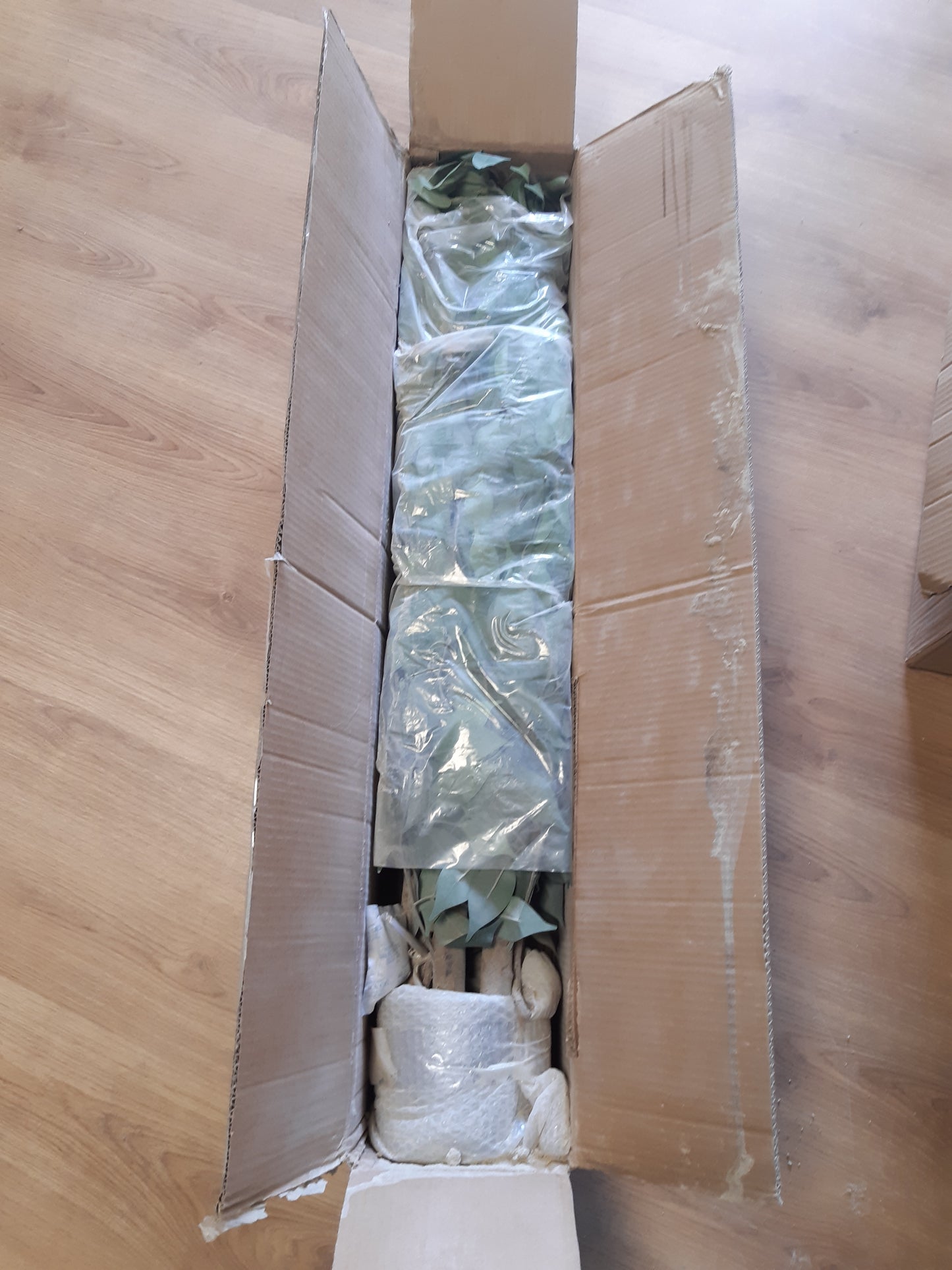 226252 - KEEPLUSH Bimë Fikusi Artificial 180 cm e Lartë me Trung Druri Natyral, 1300 Gjethe, Bimë Artificiale e Brendshme për Dhomë Ndenjeje