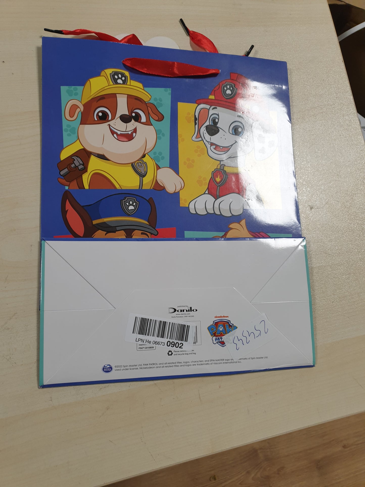254343 - ÇANTË Dhurate Paw Patrol për djem 33 x 26 x 13.5 cm
