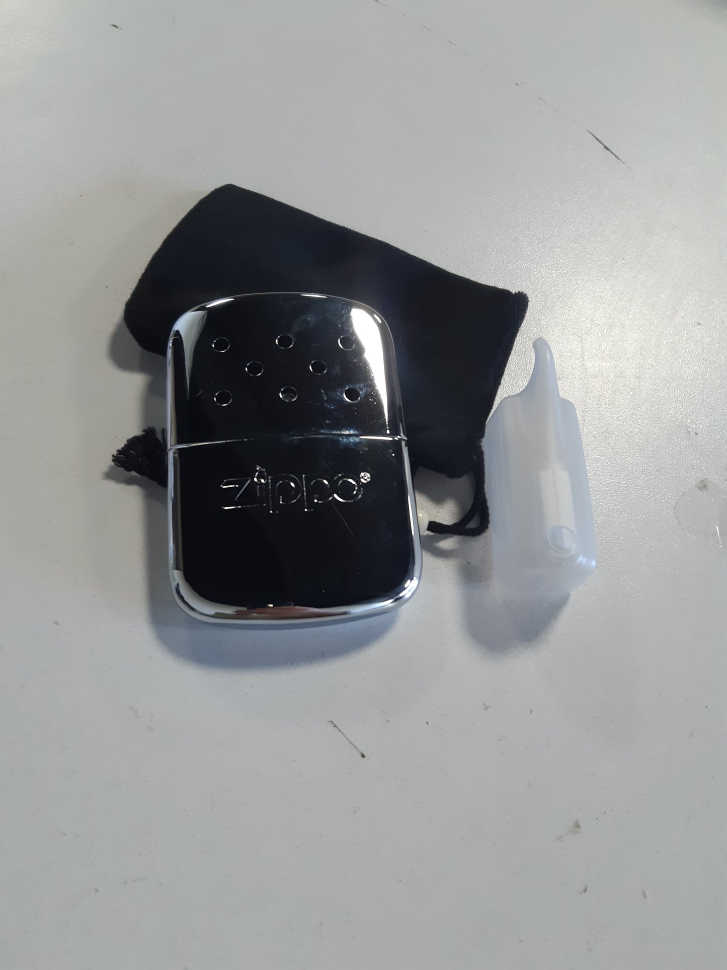 213782 - ZIPPO Ngrohës duarsh - 12 orë nxehtësi - Mund të mbushet me lëng çakmaku - Mund të ripërdoret - Ngrohës xhepi - Krom me lustër të lartë